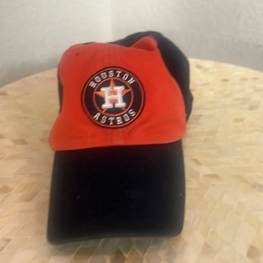 Bundle of 2 Houston Astros youth baseball caps